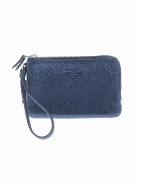 Coach Leather Metallic Wristlet EUC